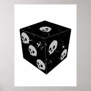 Dice Teckning Dice Poster