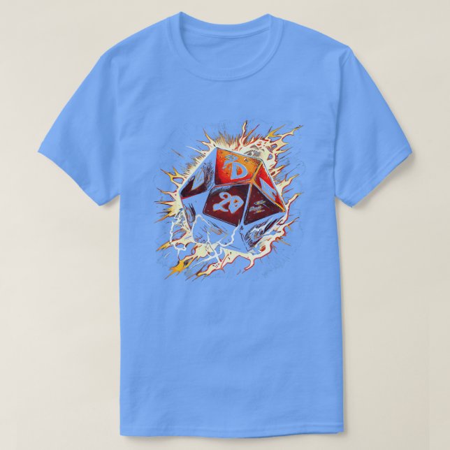 Dice Tou Rage T Shirt (Design framsida)