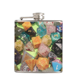 Dice Vinyl Wrapped Flask Fickplunta