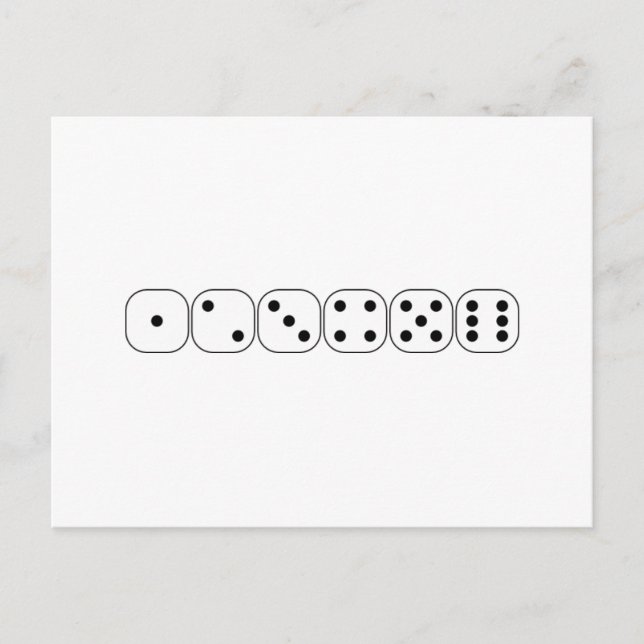 Dice Vykort (Framsida)