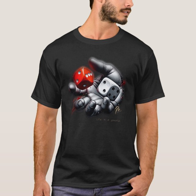 Dices Hand T-Shirt (Framsida)