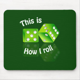 Dices mousepad musmatta