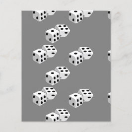 Dices on grått mönster