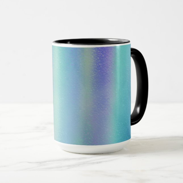 Dichroic Glass Rainbow Färg Art Mugg (Framsida höger)