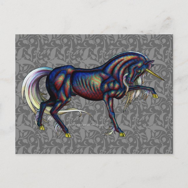 Dichroicorn Postcard Vykort (Framsida)