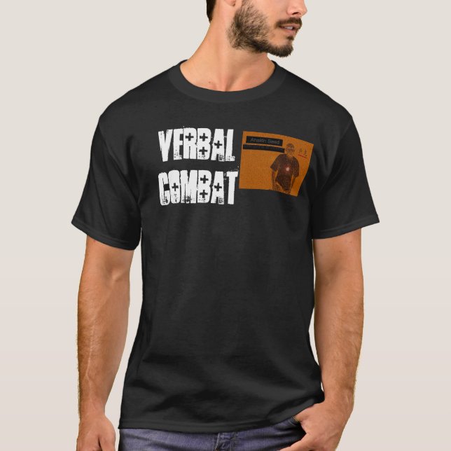 Dicipline är heder, muntlig strid t shirt (Framsida)