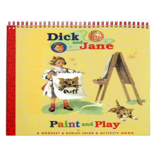 Dick and Jane Färg Calendar Kalender