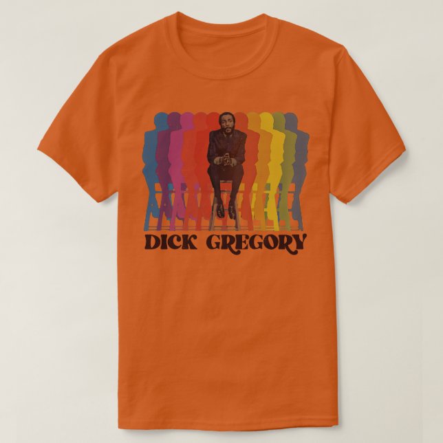 Dick Gregory Fade Tribute T Shirt (Design framsida)