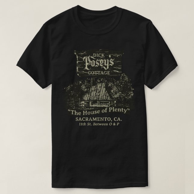Dick Poseys Cottage T Shirt (Design framsida)