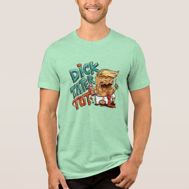 Dick-Tater-Tot Mäns T-shirt (Framsida)