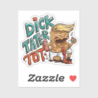 Dick-Tater-Tot Sticker (single) Klistermärken