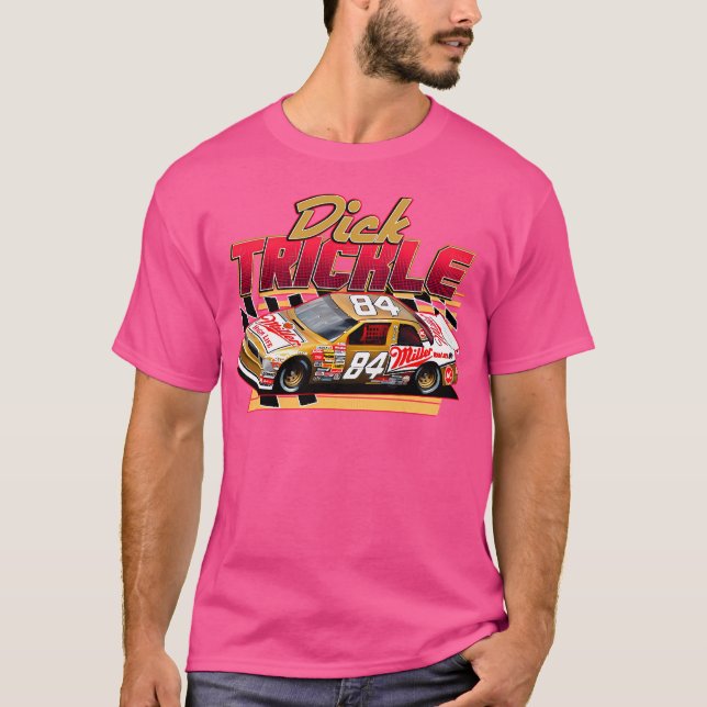 Dick Trickle Kopp Retro 80S T Shirt (Framsida)