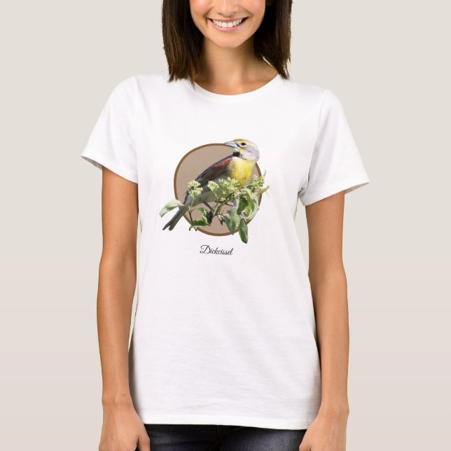 Dickcissel fågel t shirt (Framsida)