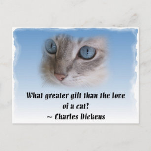 Dickens Cat Vykort