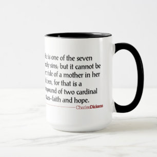 Dickens citattecken - Moderskap Mugg