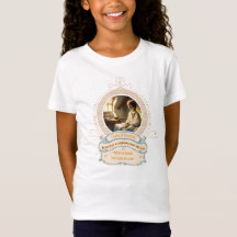 Dickens Copperfield-citat Guld Blå T-shirt