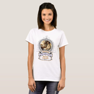 Dickens' David Copperfield Guld Svart T-Shirt