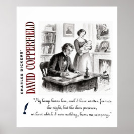 Dickens David Copperfield-konstcitat om Agnes Poster