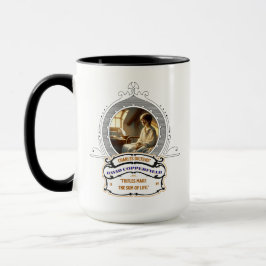 Dickens' David Copperfield Svart Mugg