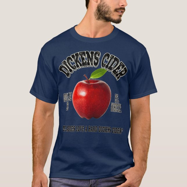 DICKENS HARD APPLE CIDER Premium T Shirt (Framsida)