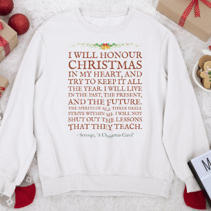 Dickens Scrooge Quote Cute Victorian jul T Shirt