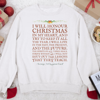 Dickens Scrooge Quote Cute Victorian jul T Shirt