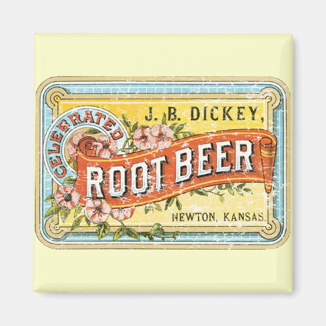 Dickey Root Beer-1899 - störd Magnet (Framsidan)