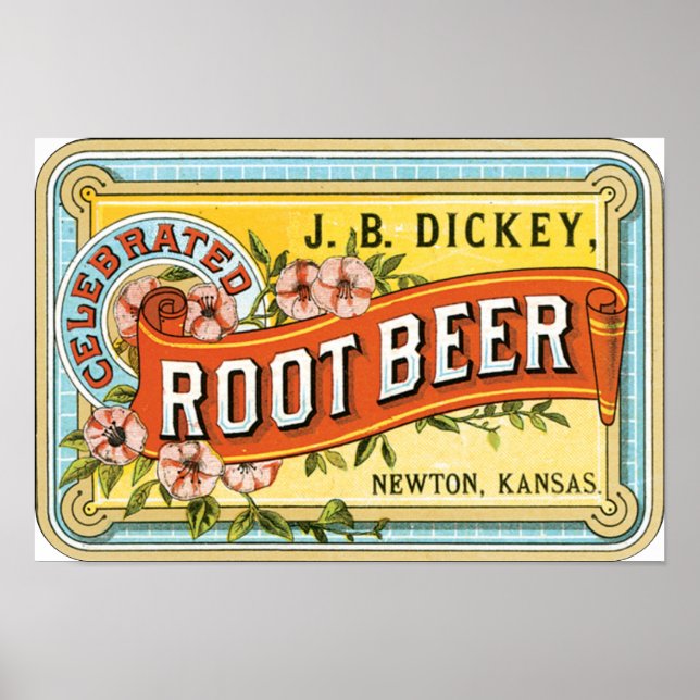 Dickey Root Beer Poster (Framsidan)
