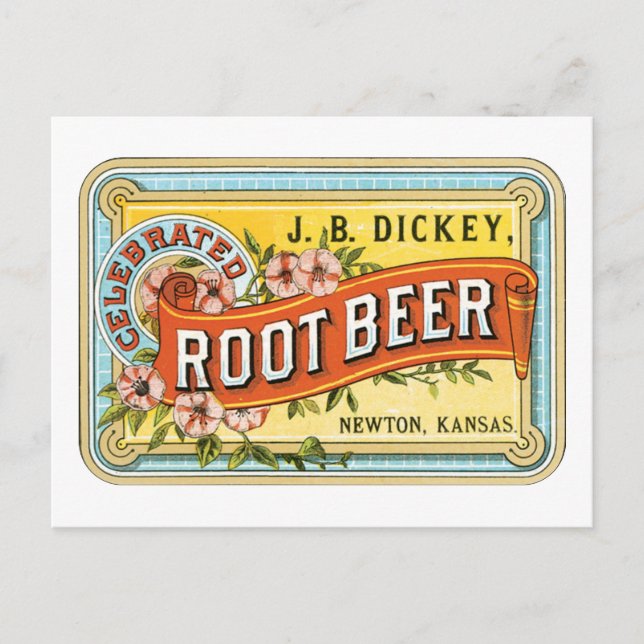 Dickey Root Beer Vykort (Framsida)