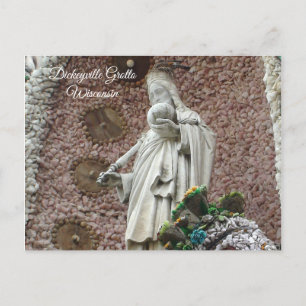 Dickeyville Grotto Wisconsin Postcard Keepsaké Vykort