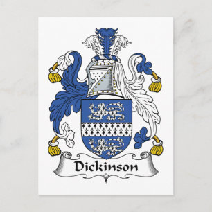 Dickinson Family Crest Vykort