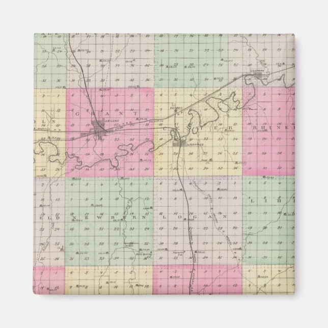 Dickinson, Kansas Magnet (Framsidan)