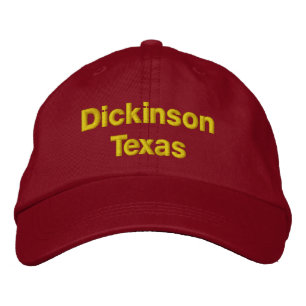 Dickinson Texas Broderad Keps