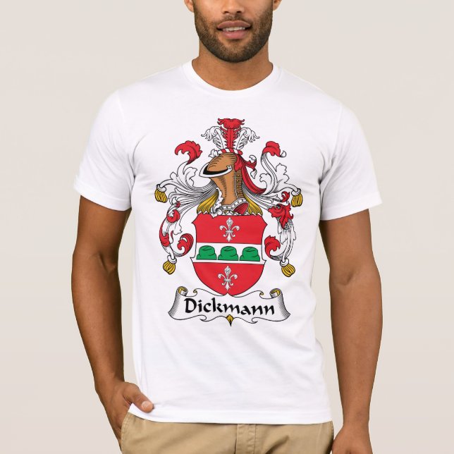 Dickmann familjvapensköld t shirt (Framsida)