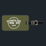 Dickshooter Bäck Idaho Kayaking Bagagebricka<br><div class="desc">Dickshooter Bäck börjar väster av Dickshooter, Idaho, och flödar söderut och skär en smal djup gorge genom det rullande platålandskapet tills det går med Djup Bäck. Vatten i Dickshooter upphör att flöda i slutet av vår till sommaren i tidigt, och lämnar bara bakom isolerat bassäng i den strömmade grusen. Den...</div>