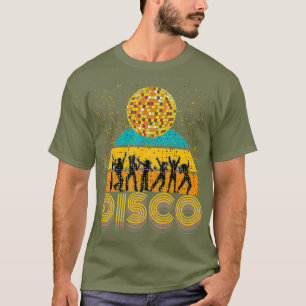Dico 70-talets 80-tal, teknisk Vintage Retro Danci T Shirt