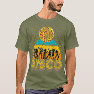 Dico 70-talets 80-tal, teknisk Vintage Retro Danci T Shirt