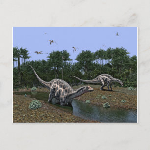 Dicraeosaurus Scene Vykort