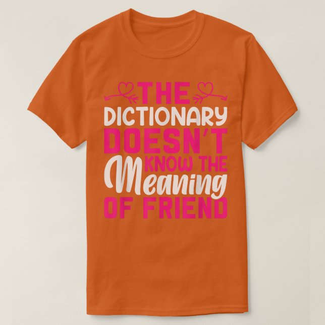 Dictionary-doossen vet inte vad det betyder - Frie T Shirt (Design framsida)