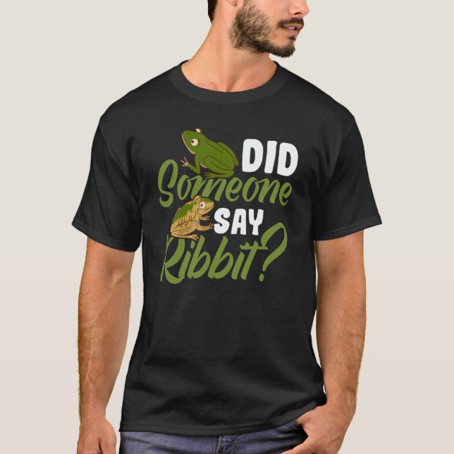 Did someone say ribbit Red Eyed Tree Frog T Shirt (Framsida)
