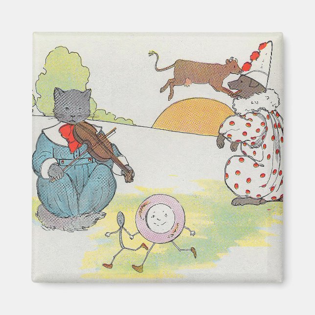 Diddle Diddle Diddle the Cat and Fiddle Rhyme Magnet (Framsidan)
