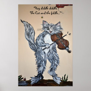 Diddle Diddle, katten och lurendrejerit, "Hey ", Poster