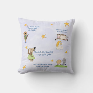 Diddle Diddle - Nursery Rhyme Dekorativ kudde