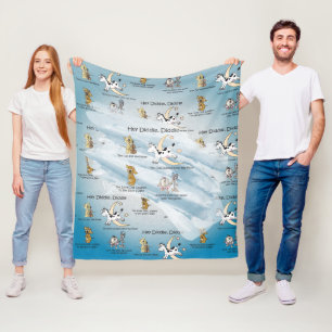 Diddle, Diddle Nursery Rhyme Fleecefilt