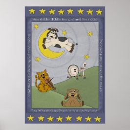 Diddle Diddle Nursery Rhyme Nursery Poster