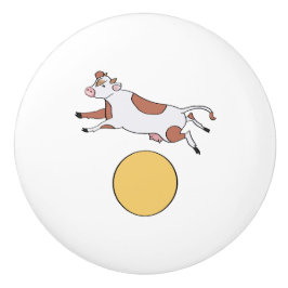 Diddle Diddle över Måne Nursery Decor Knopp