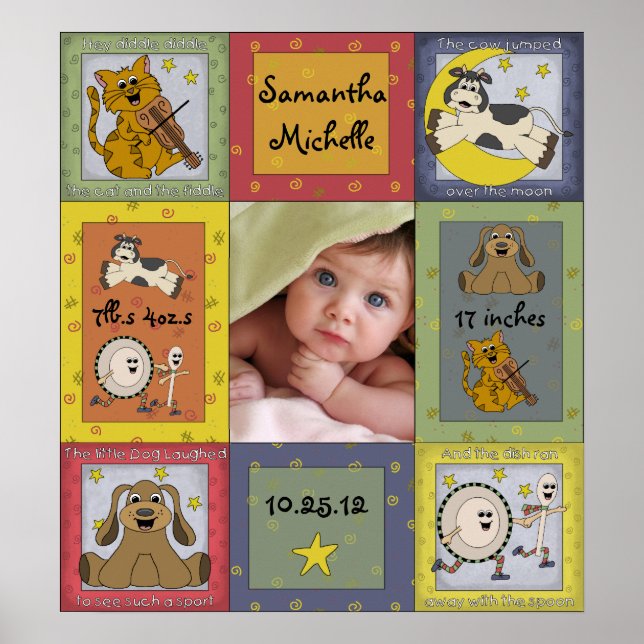 Diddle Diddle, Poster i barnens sovrum (Framsidan)