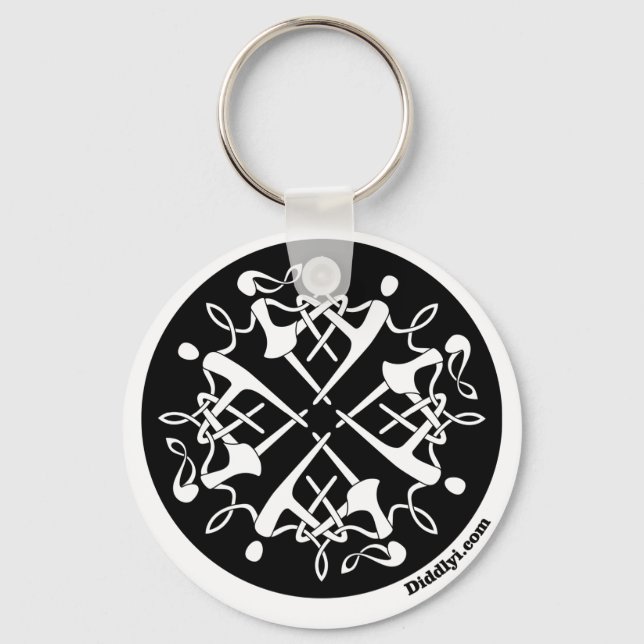 Diddlyi Celtic Keychain Nyckelring (Framsida)