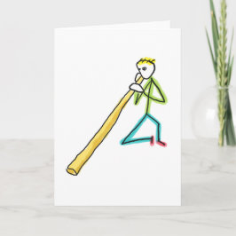 Didgeridoo Stickman Kort