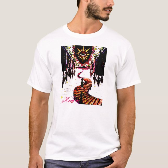 didgital konst t tee shirt (Framsida)